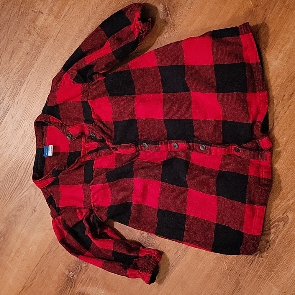 Buffalo plaid dress